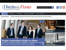 Tablet Screenshot of direitoaoponto.com.br